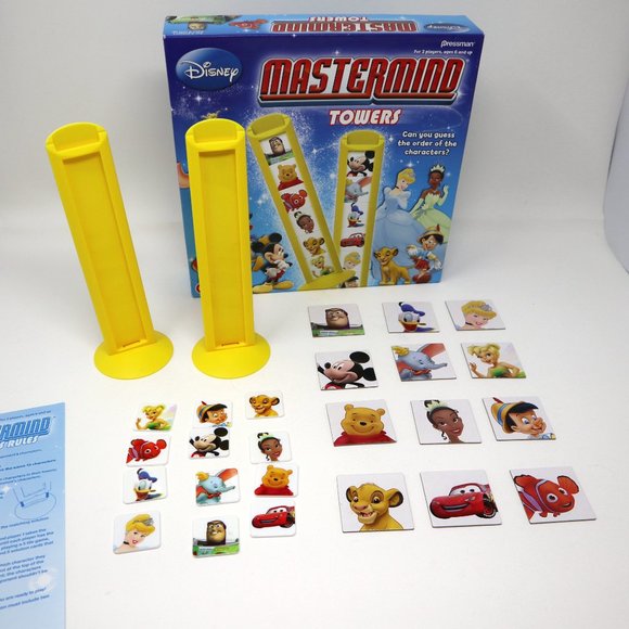 Disney Mastermind Towers Game Master-Mind Board Game Mickey Mouse Logic Code - Picture 6 of 14